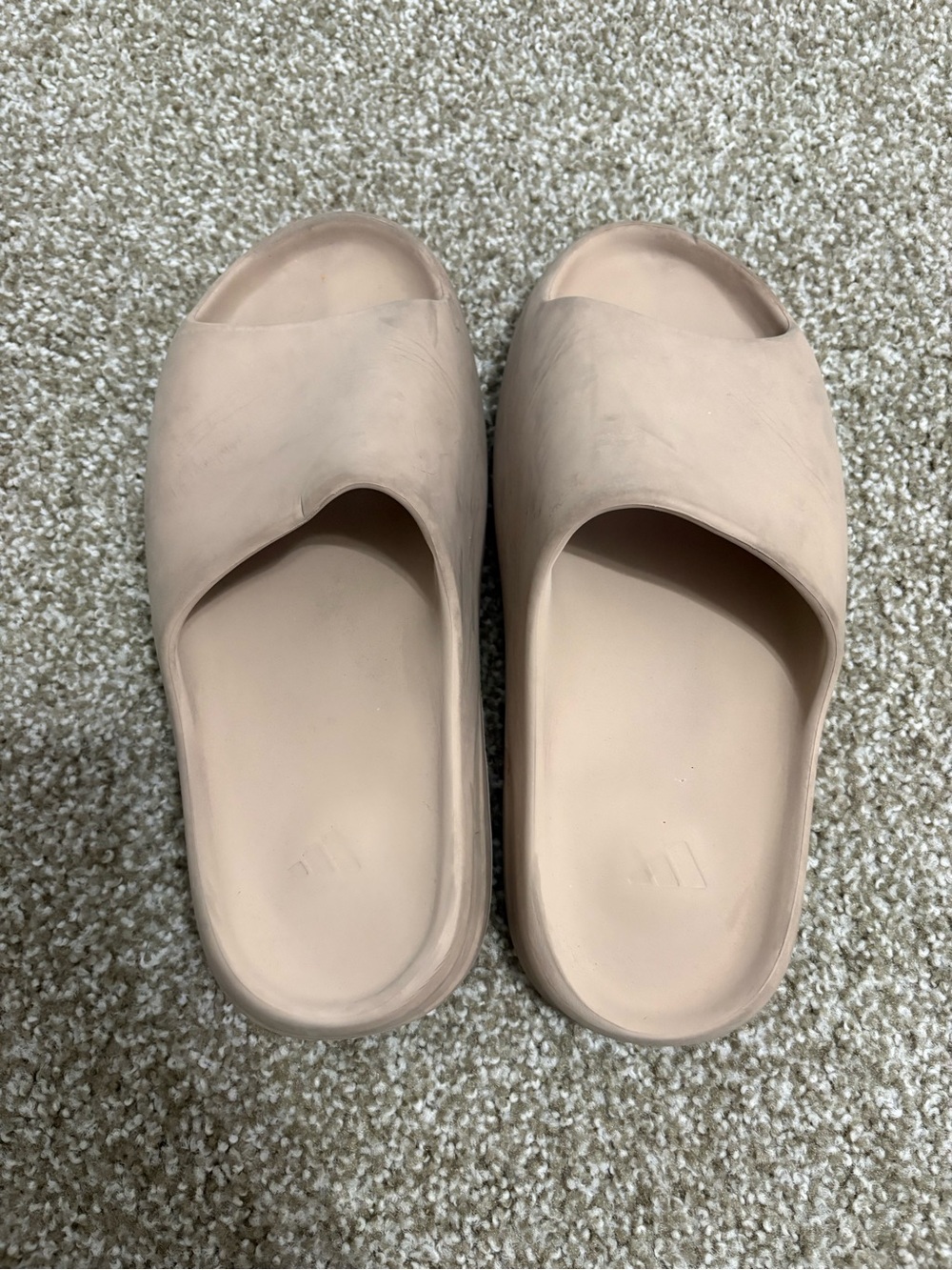 Yeezy Slide Sandals in Nude/Tan